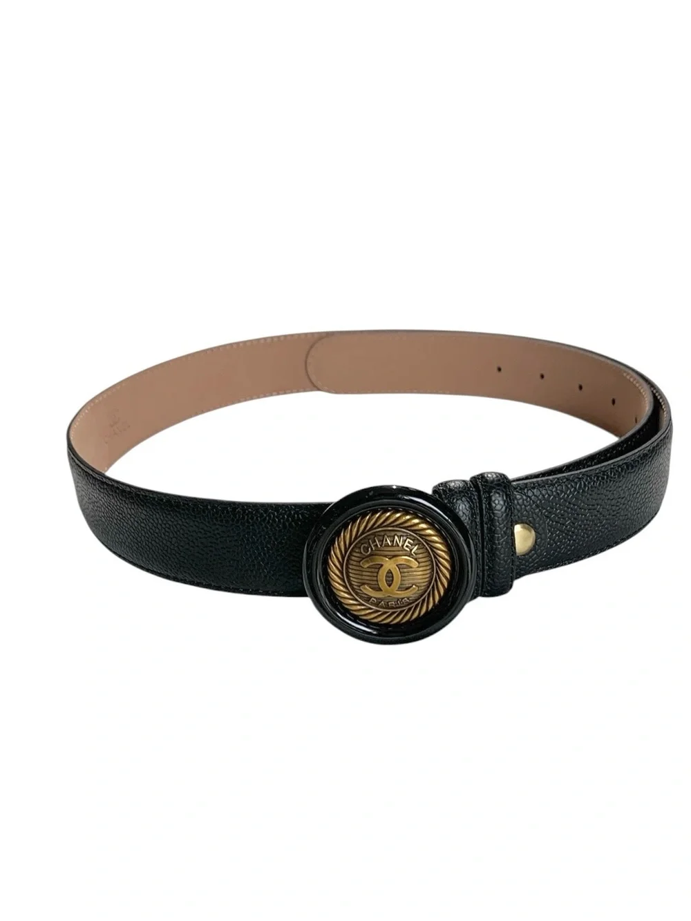 🖤 Black Leather Medallion Belt 🖤